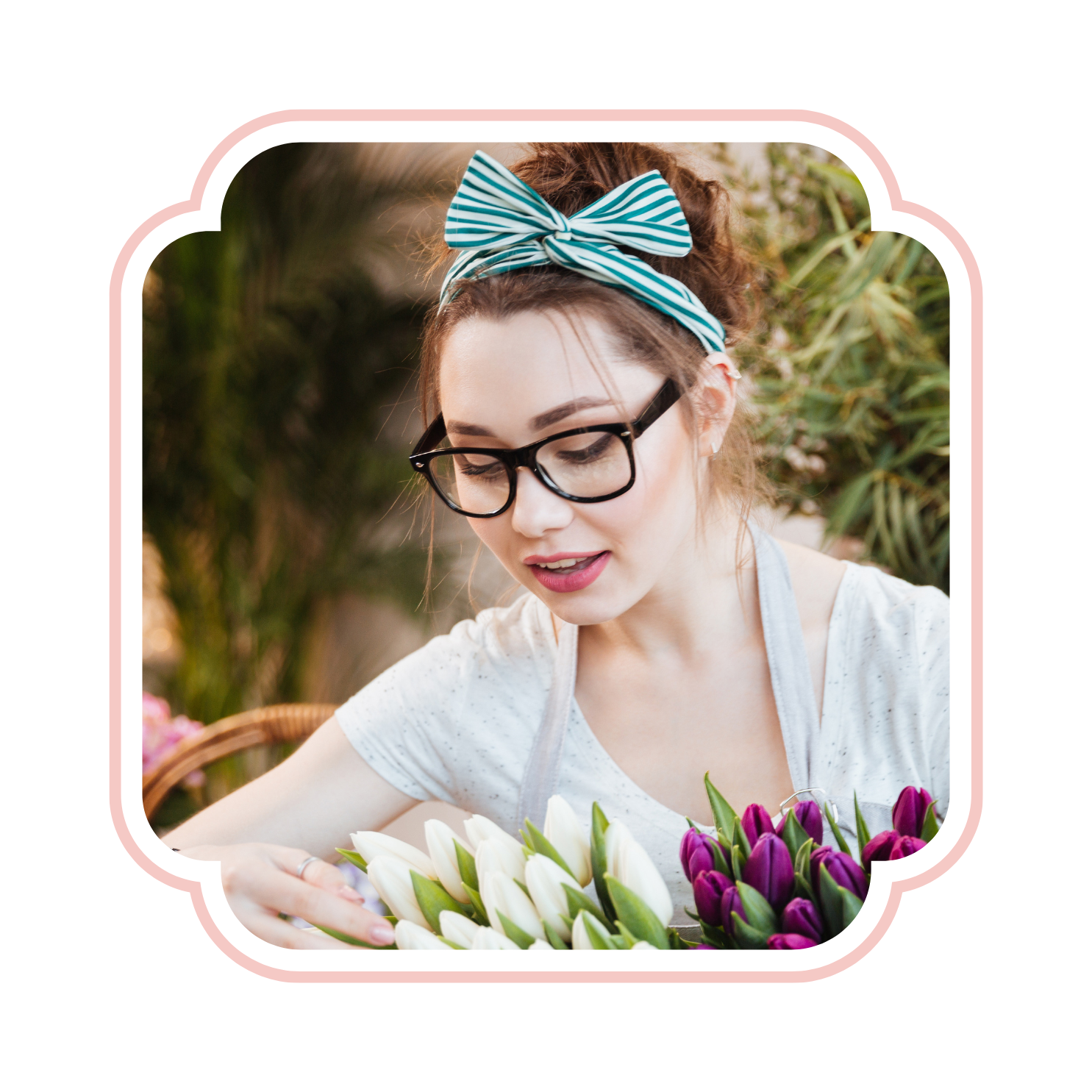 Lisa, apprentie fleuriste